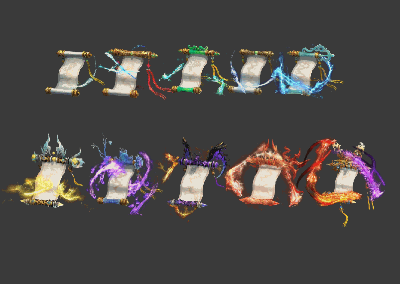 10款卷轴特效素材