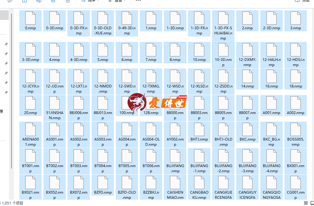 1051张nmp格式地图文件适用于996引擎-地图大全