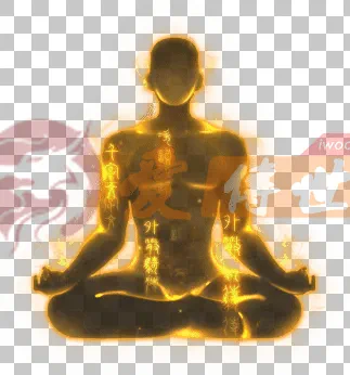 一组金色角色状态特效