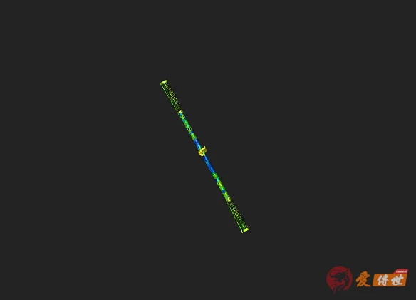 传世武器素材：绿玉无极 PC端素材+内观+外观+地面效果-爱传世