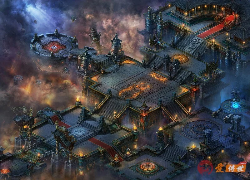 25张暗夜西游地图素材-爱传世