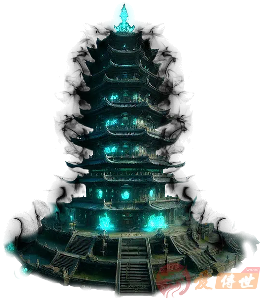 塔 动态素材-爱传世