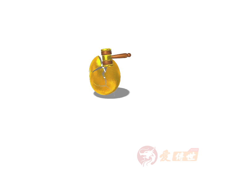 砸金蛋动态素材-爱传世